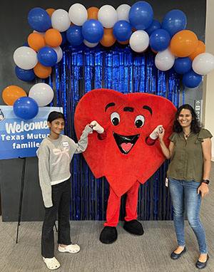 Thumper welcoming Texas mutual employee families