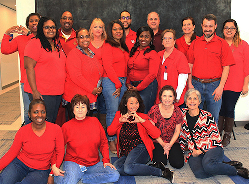 Houston regional office employees support Go Red