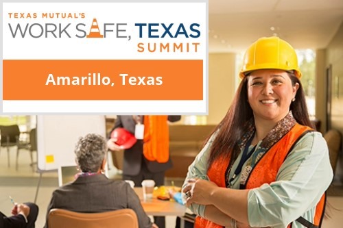 Safety trainer with Amarillo Summit logo