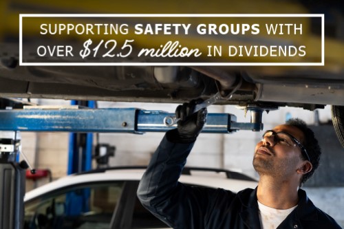 Over $12M in safety group dividends